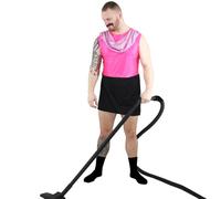 The Dragons Den Adults Singing Freddy Cleaner 1980's Pop Icon Fancy Dress Costume [One Size]