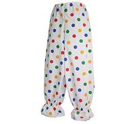 The Dragons Den Childrens Multicoloured Polka Dot Circus Clown Novelty Pants [Age 8-12 Years]