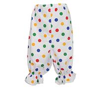 The Dragons Den Childrens Multicoloured Polka Dot Panto Dame Short Length Pantomime Bloomers Novelty Pants [Age 8-12 Years]