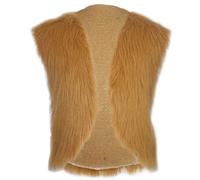 The Dragons Den Childs 8-12 Yrs Ginger Lion Wildlife Faux Fur Waistcoat Animal Fancy Dress