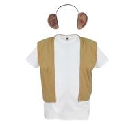The Dragons Den Childs BFG Waistcoat & Ears Big Friendly Giant Fancy Dress World Book Day Childrens Age 8-12yrs