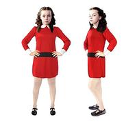 The Dragons Den Childs Chocolate Factory Brat Veruca Salt World Book Day Fancy Dress Costume [Age 7-9 Years]