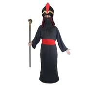 The Dragons Den Childs Grand Vizier Jaffar Abanazer Sinister Sorcerer Panto Villain Movie World Book Day Fancy Dress Costume [Age 8-12 Years]