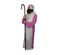 The Dragons Den Childs Shepherd Christmas Xmas Nativity Wiseman Fancy Dress Costume [Pink Age 4-7 Years]