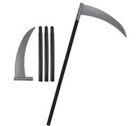 The Dragons Den Grim Reaper Scythe Death Halloween Fancy Dress Costume Handheld Prop