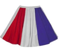 The Dragons Den Ladies United Kingdom Union Jack Union Flag 15" Length Skater Skirt Fancy Dress [L-XL]