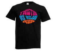The Dragons Den Mens Twistin My Melon Man Madchester Acid House Raver Black Unisex T-Shirt [L]