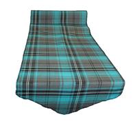 The Dragons Den Traditional Scottish Balmoral Teal Tartan Table Runner Burns Night Supper [10 ft]