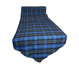 The Dragons Den Traditional Scottish Blue Hunting Tartan Table Runner Burns Night Supper [4 Ft]