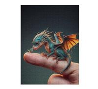The Dragons Discovery Jigsaw Puzzle for Adults, 500 PCS | During puzzle time: Jigsaw Puzzle - defined colour areas for easier piece sorting at your own pace.