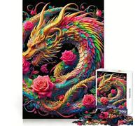 The Dragons Garden Jigsaw Puzzles for Adults 1000 Piece Memory Boost Cozy Time Pattern Assembly Santa Wish List (38x52cm)