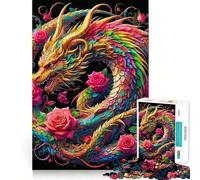 The Dragons Garden Jigsaw Puzzles for Adults1000 Pieces Boost Memory Soothing Fun Premium Cut Thoughtful Gift (38x26cm)