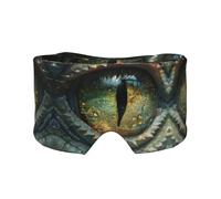 The Dragon's Green Eyes Print Eye Shade Cover for Nap Travel Yoga,Eye Cover Blindfold Travel Office Nap Airplane