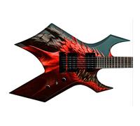 The Dragons Guitar Skin Wrap Laminated Vinyl Decal Sticker 4 Choices GS132