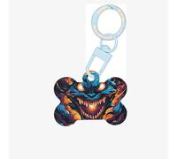 The Dragon's Roar Dog Tags for Pets,Bone-Shaped Acrylic Pet ID Tags,Perfect for Small to Large Dogs and Cats,Cute & Functional