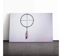 The Dream Catcher Canvas Print | Gallery Wrapped 30mm Frame Wall Art | 24x16 inches | Ready to Hang | Modern Picture | Living Room Bedroom Lounge Office