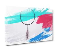 The Dream Catcher V2 Canvas Print | Gallery Wrapped 30mm Frame Wall Art | 24x16 inches | Ready to Hang | Modern Picture | Living Room Bedroom Lounge Office