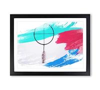 The Dream Catcher V2 Modern Framed Print | A3 Black Framed Wall Art | Ready to Hang | Modern Nature Picture | Living Room Bedroom Lounge Office