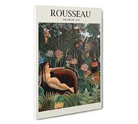 The Dream Henri Rousseau Canvas Print | Gallery Wrapped 30mm Frame Wall Art | 30x20 inches | Ready to Hang | Contemporary Picture | Living Room Bedroom Lounge Office