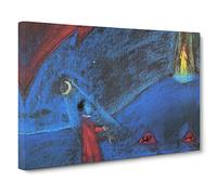 The Dreaming Boy Ii By Walter Gramatte Canvas Print | Gallery Wrapped 30mm Frame Wall Art | 20x14 inches | Ready to Hang | Classic People Picture | Living Room Bedroom Lounge Office