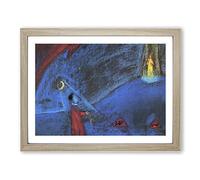 The Dreaming Boy Ii By Walter Gramatte Classic Painting Framed Print | A3 Oak Framed Wall Art | Ready to Hang | Classic Historical Picture | Living Room Bedroom Lounge Office