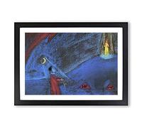 The Dreaming Boy Ii by Walter Gramatte Framed Print | A2 Black Framed Wall Art | Ready to Hang | Modern Nature Picture | Living Room Bedroom Lounge Office