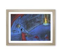 The Dreaming Boy Ii by Walter Gramatte Framed Print | A2 Oak Framed Wall Art | Ready to Hang | Modern Nature Picture | Living Room Bedroom Lounge Office