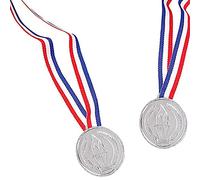 The Dreidel Company Award Trophies Gold for Sports, Ceremonies, Parties, or Events, 12-Pack (Silver)