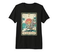 The Drink Package Tarot Card Skeleton Cruise Ship Premium T-Shirt