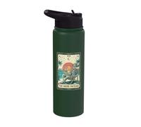 The Drink Package Tarot Card Skeleton Cruise Ship Stainless Steel Insulated Water Bottle