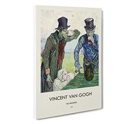 The Drinkers After Daumier Vincent Van Gogh Canvas Print | Gallery Wrapped 30mm Frame Wall Art | 30x20 inches | Ready to Hang | Impressionist Picture | Living Room Bedroom Lounge Office
