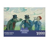 The Drinkers Wooden Jigsaw Puzzle Waterproof 1000 Piece Puzzles for Adults Gifts Challenging And Brainteasing Home Decoration