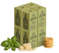 The Drinks Bakery Italian Cheese Cheese Biscuits 36g Savoury Snacks Perfectly Crafted Posh Biscuits for Wine Pairing Real Italian Flavour