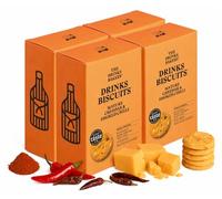 The Drinks Bakery Mature Cheddar Biscuits 110g Posh Biscuits Savoury Snacks Bold British Flavour Artisan Cheese Crackers Drinks Pairing Snack