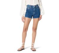 The Drop Blaire Micro Denim Short, Classic Indigo, 16