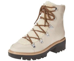 The Drop Caleb Shearling Hiking Boot Shoe, Bone, 6.5