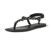 The Drop Charea Sandal, Black Rope, 4.5 UK