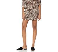 The Drop Eva Silky Stretch Pull-On Loose-Fit Short, Leopard Print, 5X