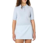 The Drop Gero Short Sleeve Splitneck Polo Sweater Tee Pullover, Skyway, L