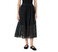 The Drop Giorgi Lace Full Skirt, Black, S