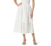The Drop Giorgi Lace Full Skirt, White, XL