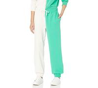 The Drop Liv Colorblock Sweatpant Pants, Jade, L