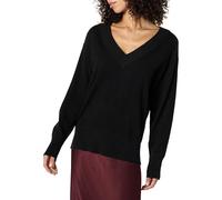 The Drop Maye Essential V-Neck Sweater, Black, M