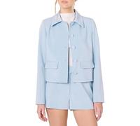 The Drop Myra Suiting Jacket with Flap Pockets, Skyway, XXL Plus