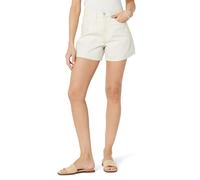 The Drop Rowan Flared Denim Short, Ecru, 20
