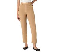 The Drop Sheilaa Slim Flat Front Trouser Pants, Camel, X-Large