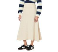 The Drop Sicily Midi Skirt, Natural Linen, 4XL Plus