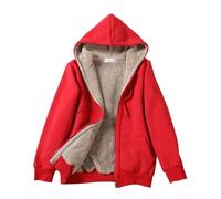 The Drop Women Clothes Casual Long Sleeve V-neck Outfits Fall Winter Warm Coat Pullover Sweatshirt Comfy Fashion Casual Ladies Oversized Fleece Lined Tops Clothing