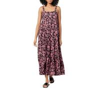 The Drop Women’s Britt Tiered Maxi Tent Dress, Black/Pink Paisley Print, S