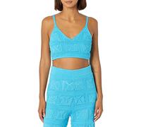 The Drop Women’s Diza Crochet Bralette, Ocean Blue, 4XL Plus